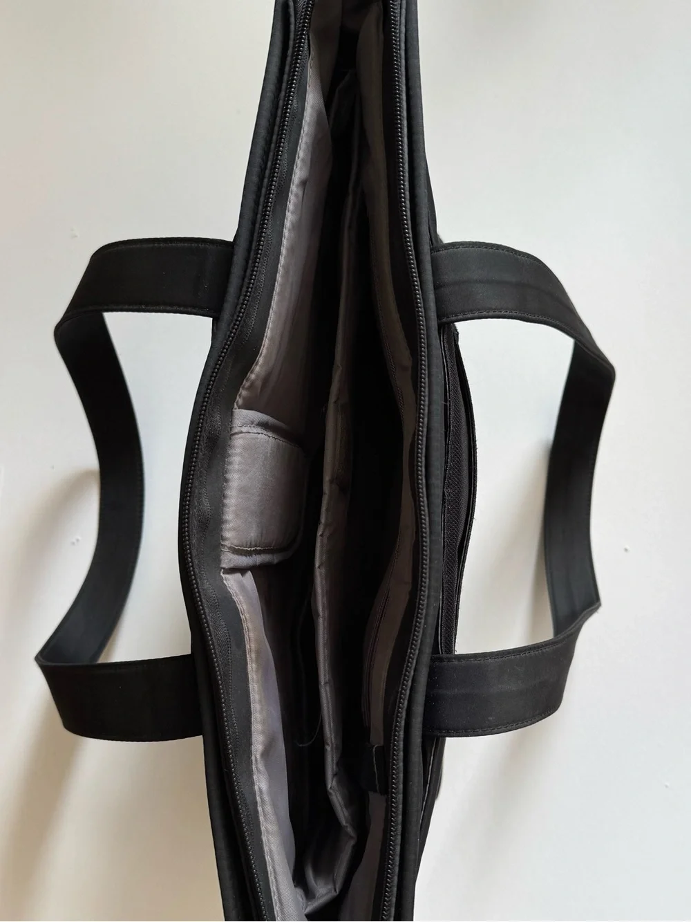 Brookstone Black Nylon Tote Bag